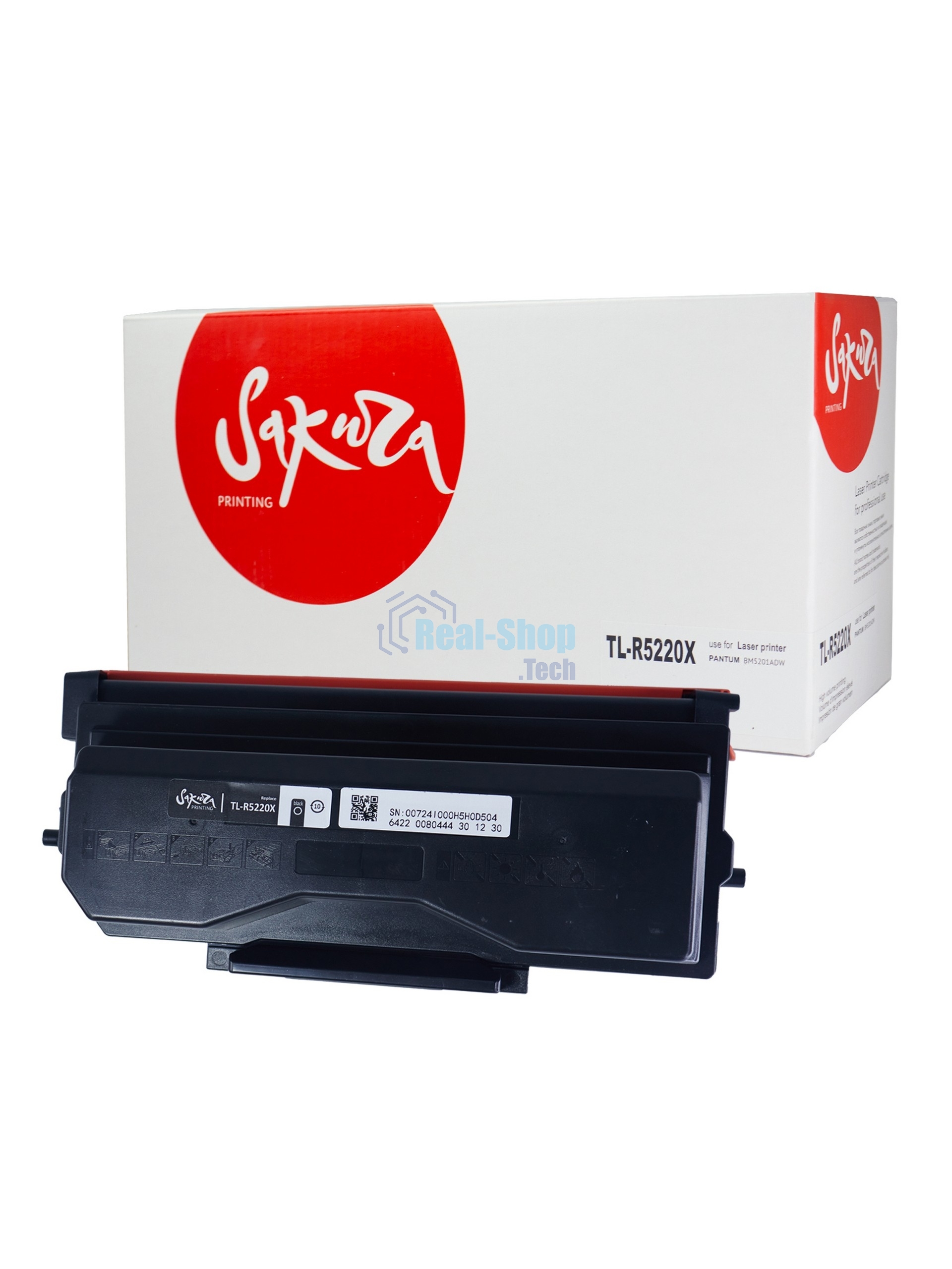Картридж Sakura TL-R5220X для Pantum BP5200DN, BP5200DW, BM5200ADN, BM5200ADW, BM5201ADN, BM5201ADW, черный, 15000 к.