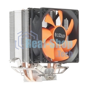 Кулер для процессора PcCooler S93 V2 Soc-AM5/AM4/1200/1700/1851 черный 3-pin 26.4dB Al+Cu 100W Ret (R3-I210WBKNXX-GL)