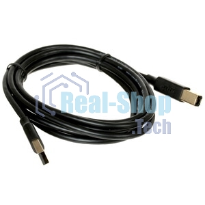 Кабель USB 2.0 на USB-B угол влево 1,5 м