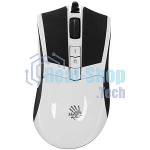 Мышь проводная A4Tech Bloody W90 Max белый/черный, 10000 dpi, USB, кнопки - 10