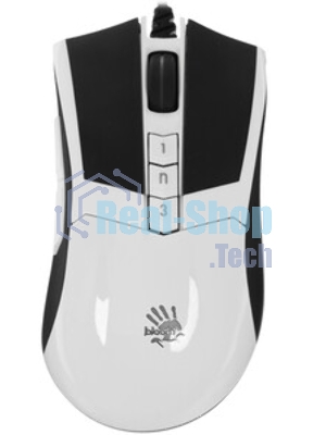 Мышь проводная A4Tech Bloody W90 Max белый/черный, 10000 dpi, USB, кнопки - 10