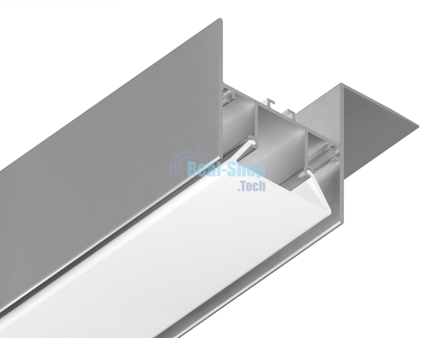 Алюминиевый профиль Ambrella light GP4050AL серебро 2000*51.27*34