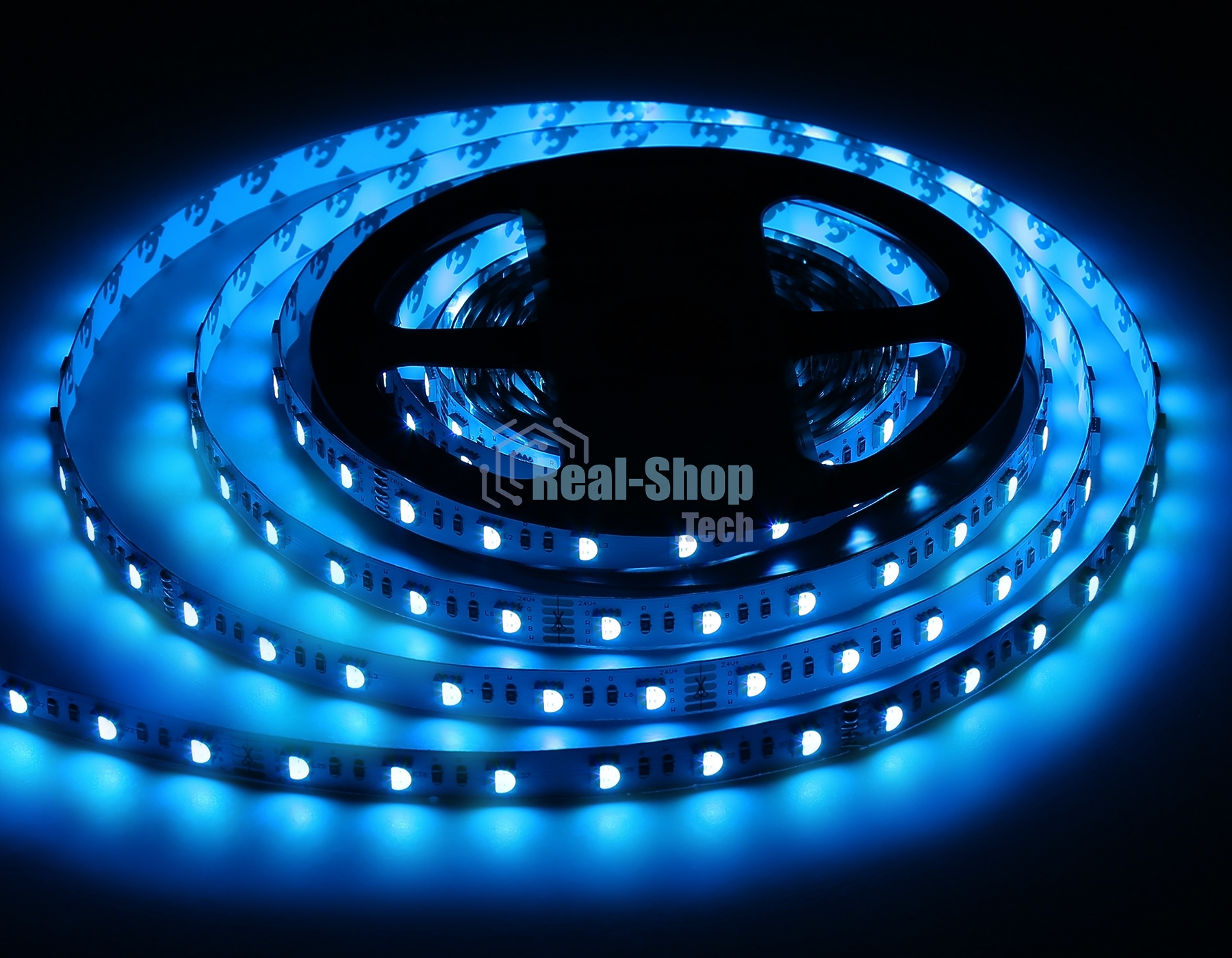 Светодиодная лента Ambrella light GS4403 5050 60Led/ 10W m/ 24V IP20 RGBW+6500K/ 5000*10*1.87mm (5 конт.)