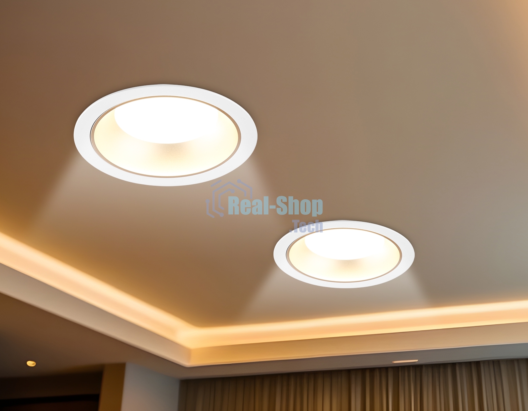 Светильник Ambrella light TN52332 SWH/SGD белый песок/золото песок GX53 max 12W D115*25