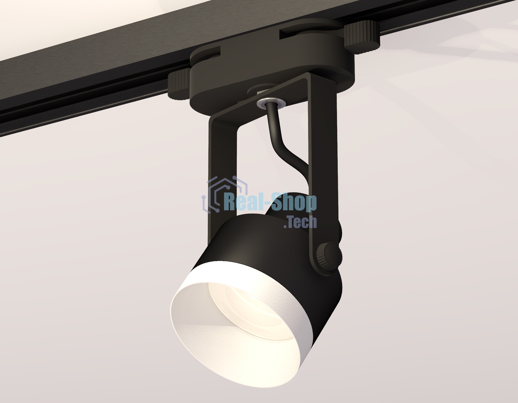 Светильник Ambrella light XT6602040 PBK/SWH черный полированный/белый песок MR16 GU10 (C6602, N6130)