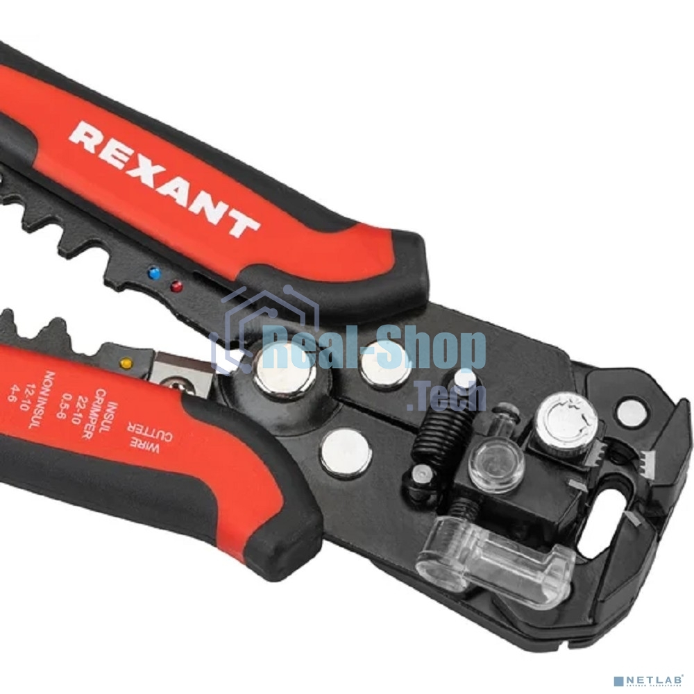 Инструмент для зачистки кабеля и обжима наконечников Rexant ht-766