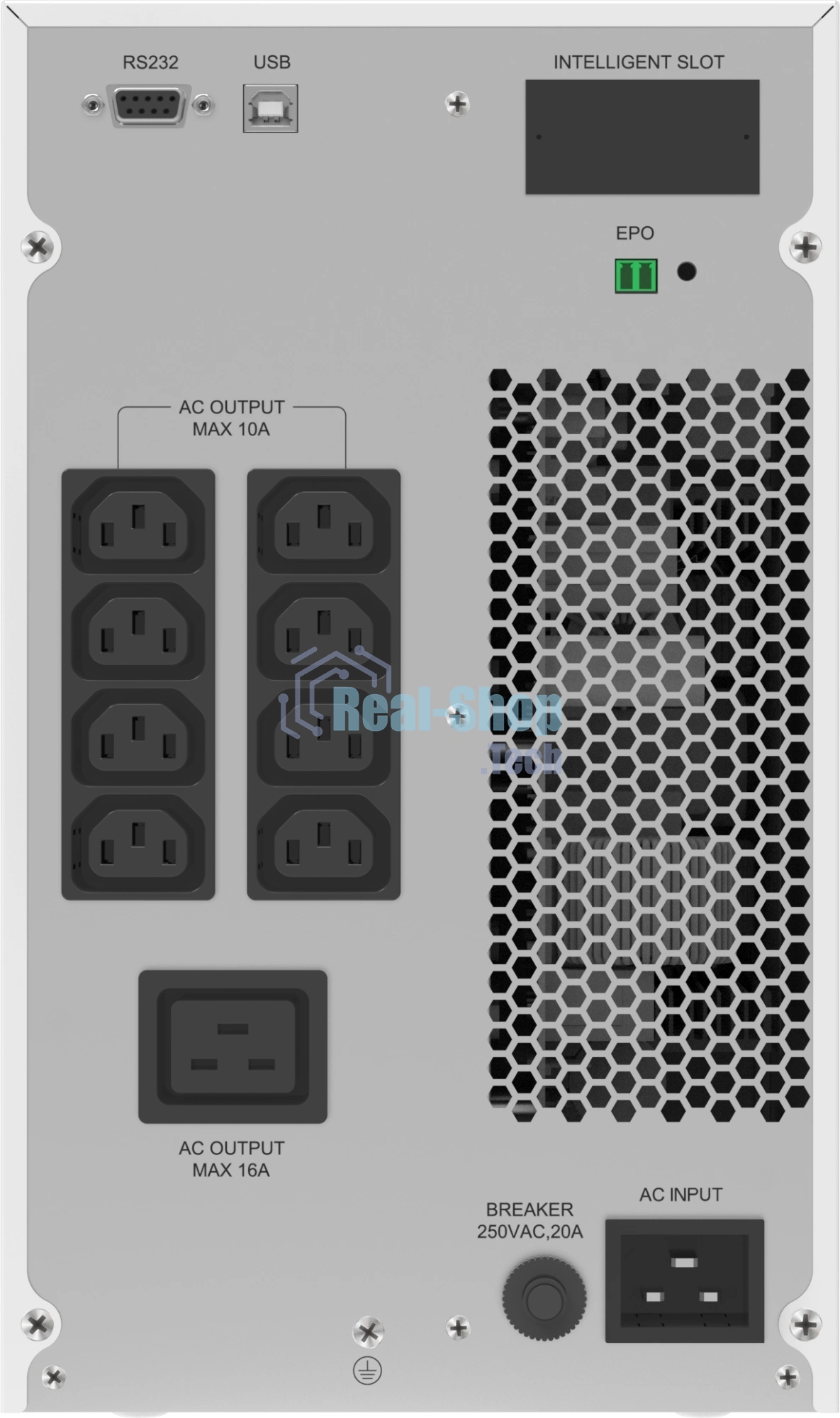Источник бесперебойного питания Ippon Na+ II TA 3000 / 3000 ВА / 3000 Вт / 8 x IEC 320 C13, 1 x IEC 320 С19