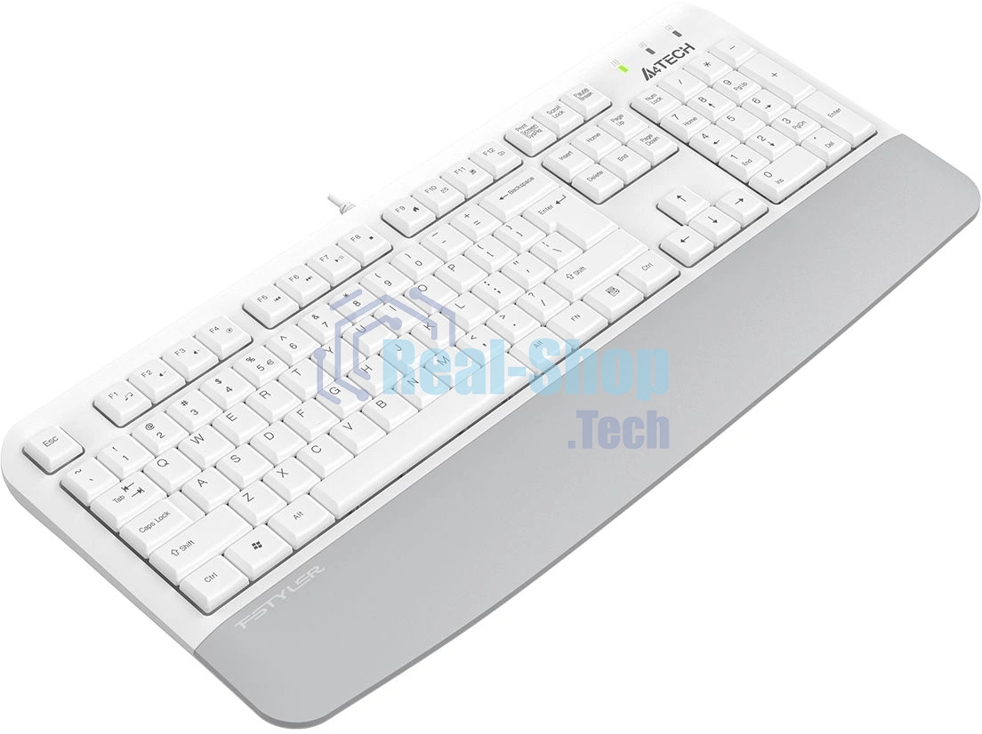 Клавиатура A4Tech Fstyler FK20 проводная, USB Type-A, белый