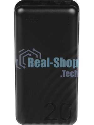 Портативный аккумулятор Hoco J123A Element 20000mAh 2A 2xUSB-A черный