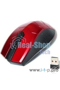 Мышь беспроводная Crown CMM-934W красный/черный, 1200 dpi, радиоканал, USB, кнопки - 4