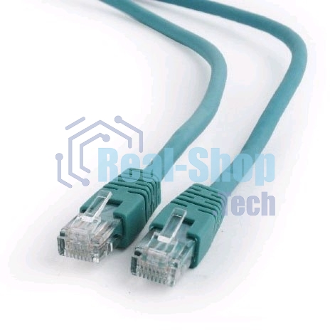Патч-корд UTP Cablexpert cat.6, 0.5м, литой, многожильный, зеленый