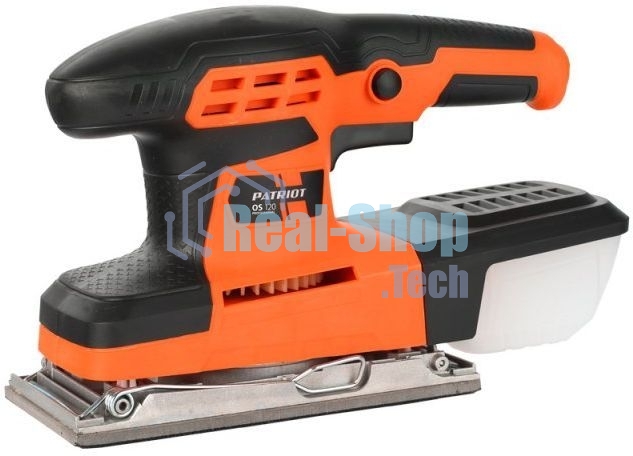 Вибрационная шлифовальная машина PATRIOT OS 120260 Вт, частота колебаний платформы 12 000 1/мин