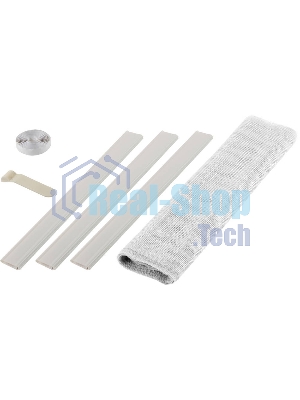 Сетка STAYER 12500-10-22 противомоскитная для двери с креп. лентой и грузиками пэт белая 1.0х2.2 м