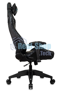 Кресло игровое Knight Outrid Smile черный эко.кожа крестов. пластик