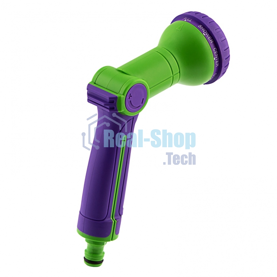 Пистолет-распылитель Palisad 8 режимов, двухкомпонентная рукоятка