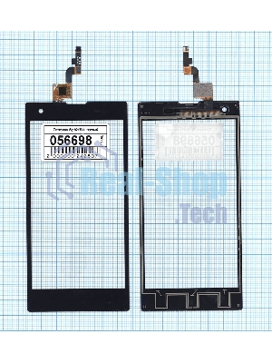 Сенсорное стекло (тачскрин) для Fly IQ4511 Tornado One Octa, черное