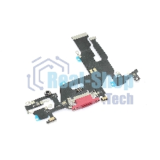 Шлейф разъема питания для iPhone 11 красный