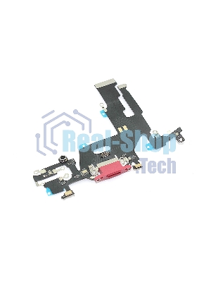 Шлейф разъема питания для iPhone 11 красный