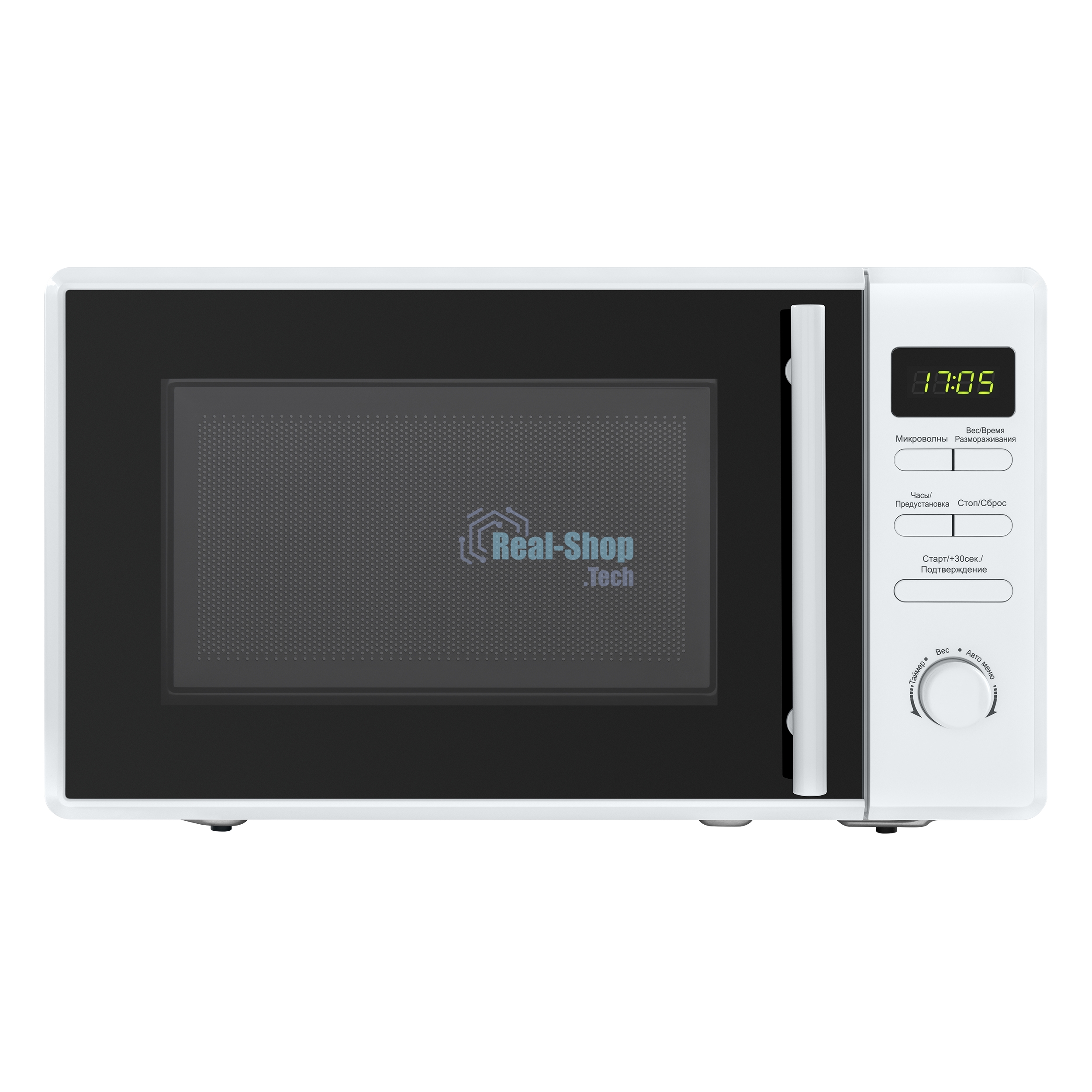 Микроволновая печь Maunfeld MFSMO.20.7TWH белый, 20 л, 700 Вт, переключатели - поворотный механизм/кнопки