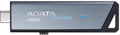 Флешка USB ADATA UE800 (AELI-UE800-128G-CSG), 128Gb, Type-C USB 3.2, R/W 1000/550, серебристый