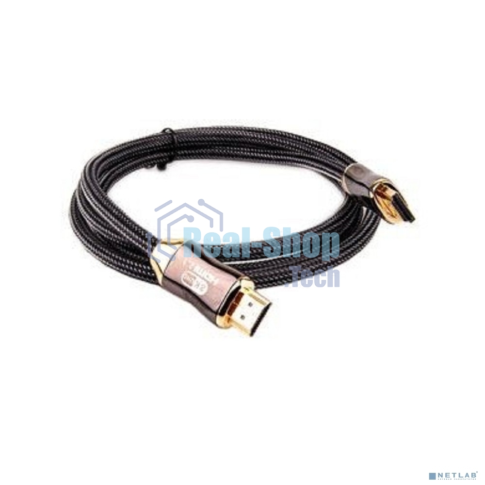 Кабель HDMI 19M/M,ver. 2.1, 8K@60 Hz 1.5m метал разъемы, нейлоновая оплетка Telecom TCG300-1.5M Кабель HDMI 19M/M,ver. 2.1, 8K@60 Hz 1.5m метал разъемы, нейлоновая оплетка Telecom