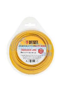 Леска для триммера Denzel круглая, 2,0мм х 15м, блистер