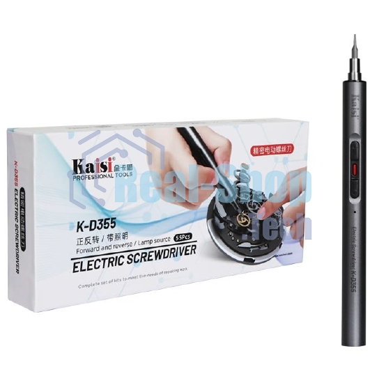 Отвертка электрическая с набором бит Kaisi K-D355