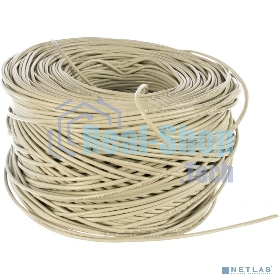 Кабель SkyNet Standart FTP indoor 2x2x0,48, медный, FLUKE TEST, кат.5e, однож., 305 м, box, серый