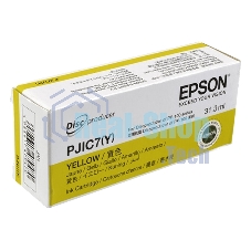 Картридж струйный Epson PJIC7 желтый для Discproducer PP-100 (C13S020451/C13S020692) Картридж струйный Epson PJIC7 желтый для Discproducer PP-100 (C13S020451/C13S020692)