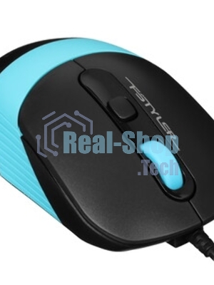 Мышь проводная A4Tech Fstyler FM10S белый/серый, 1600 dpi, USB, кнопки - 4