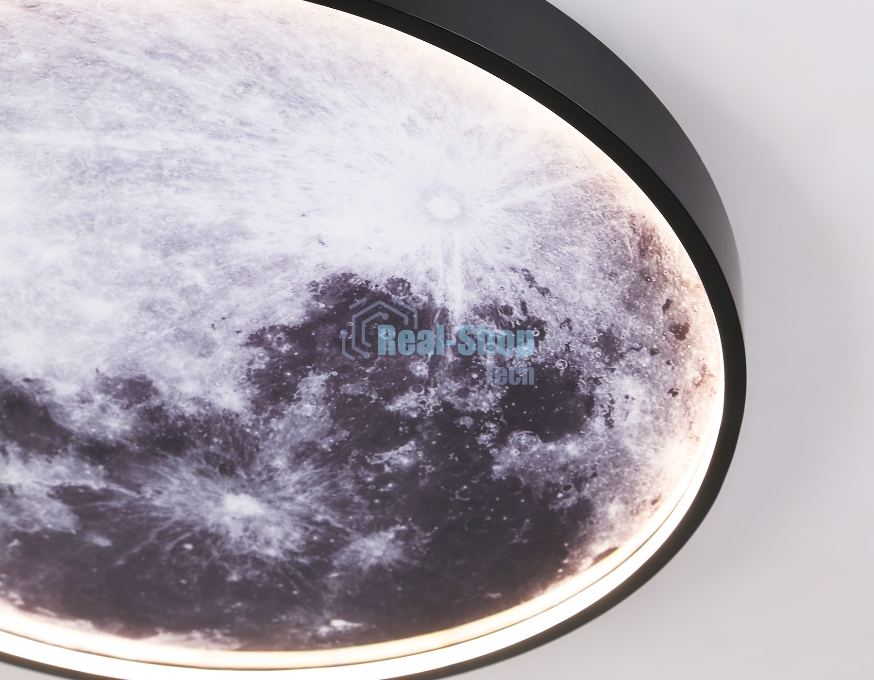 Настенно-потолочный светодиодный светильник Ambrella light FW11112 BK черный 25W LED 3000-6400K D400*38