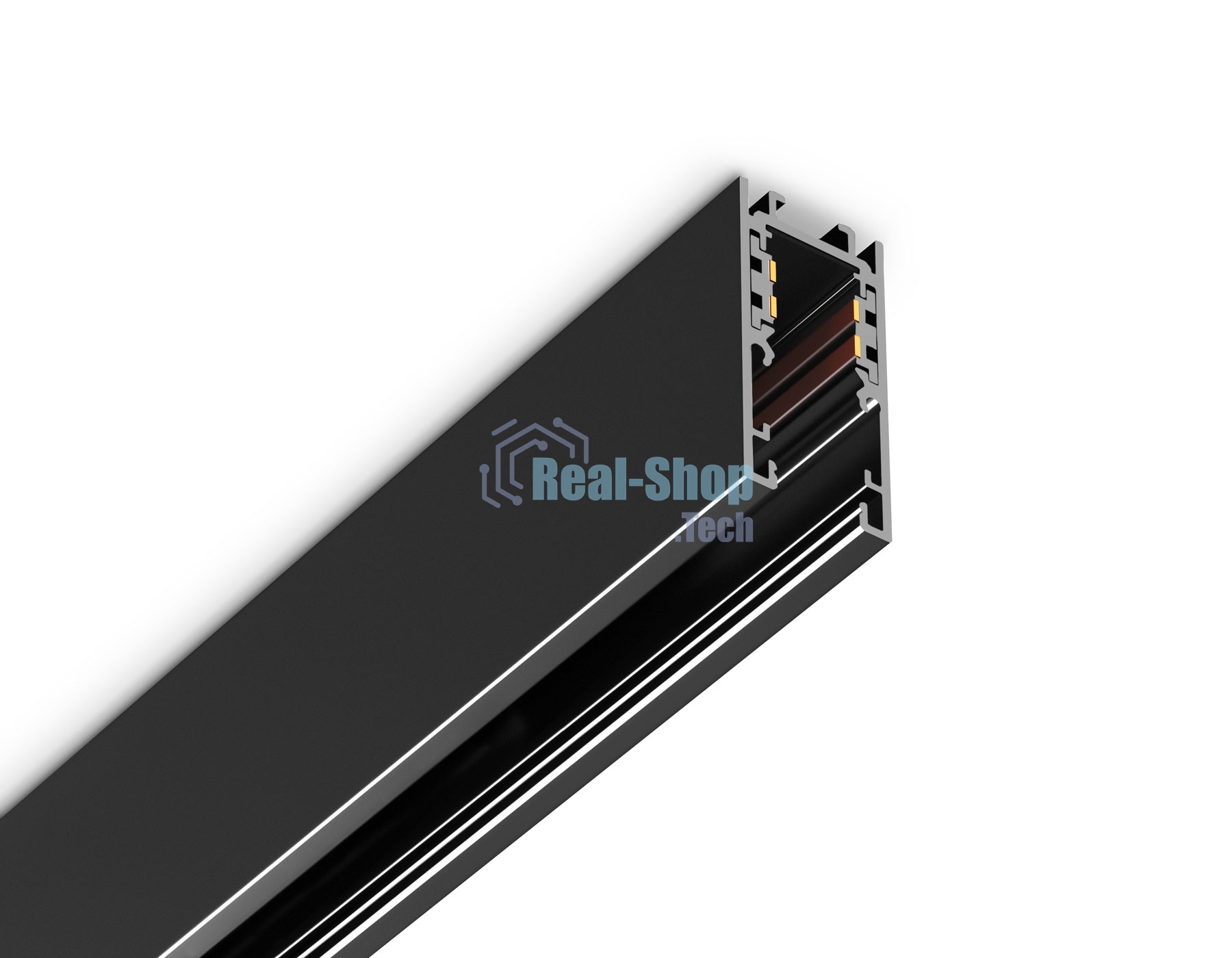 Шинопровод GL1915 BK черный IP20 48V 2000*21*43