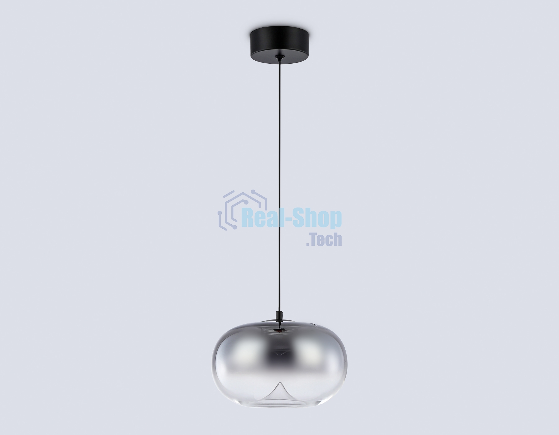 Подвесной светодиодный светильник Ambrella light LH11082 BK/SM черный/дымчатый 4W 3000K D180*130