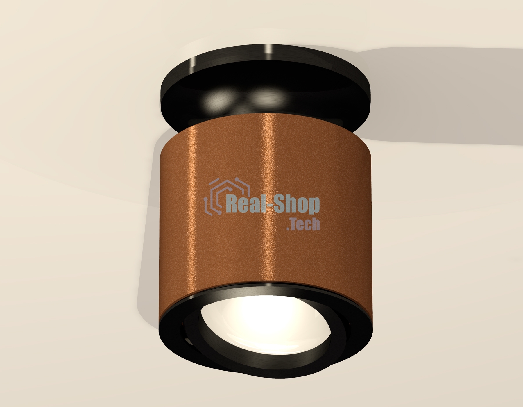 Светильник Ambrella Light XS7404100 SCF/PBK кофе песок/черный полированный MR16 GU5.3 (N7926, C7404, N7002)