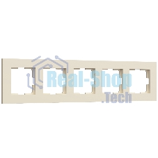 Рамка на 5 постов Slab (айвори софт) W0052962