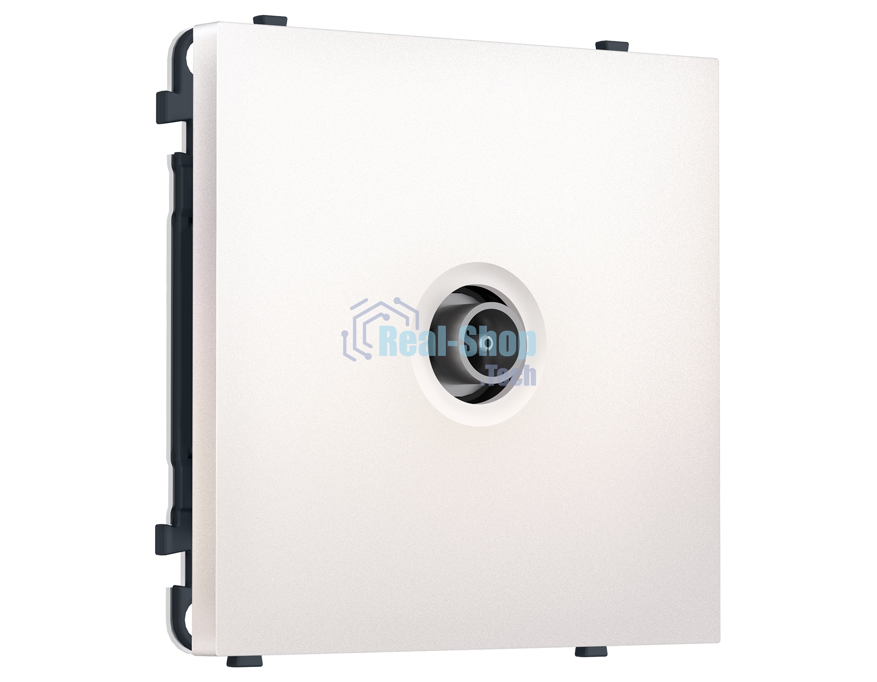 Комплект механизма TV розетки оконечной SIGMA Жемчуг 50-870 MHz 1dB QUANT PRO (SP2130, PR202)