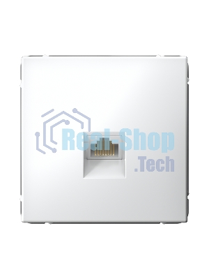 Розетка компьютерная SE GAL000183 ArtGallery RJ45 кат.5E механизм бел.