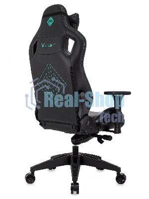 Кресло игровое Knight Titan черный эко.кожа, крестов. пластик