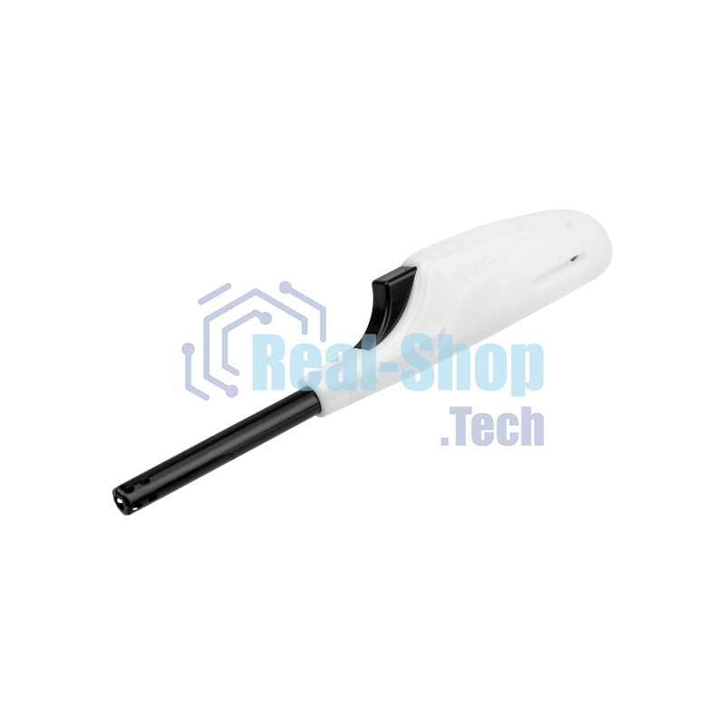 Бытовая газовая пьезозажигалка с классическим пламенем многоразовая (1 шт.) белая СК-306 Сокол