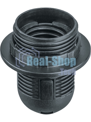 Патрон электрический Navigator NLH-PL-R1-E27-BL пласт. люстровый с кольцом