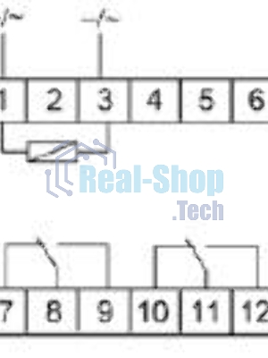 Реле промежуточное PK-2P/Un (монтаж на DIN-рейке 35мм 24В AC/DC 2х8А 2P IP20) F&F EA06.001.008
