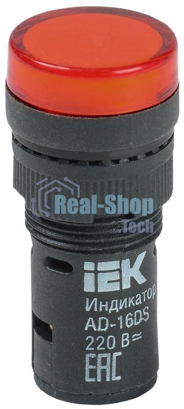 Арматура светосигнальная AD-16DS 230В красн. ИЭК BLS10-ADDS-230-K04-16