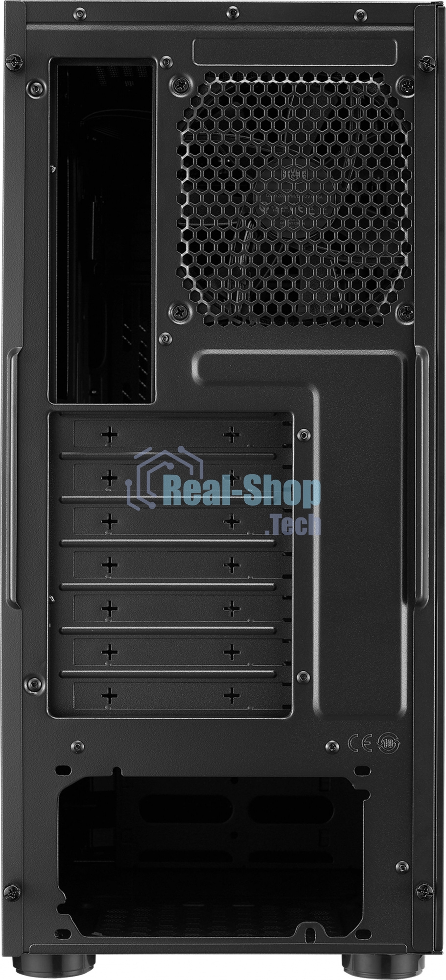 Компьютерный корпус Cooler Master Elite 500 w/o ODD bay, 2xUSB3.2, 1x120Fan, w/o PSU, Black, Steel left panel, ATX