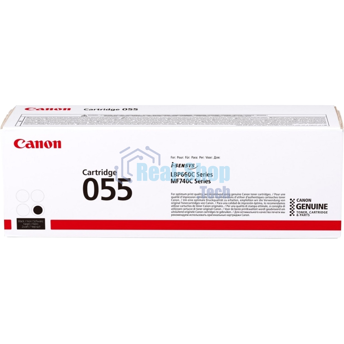 Картридж лазерный Canon 055 BK (3016C002) черный (2300 стр.) для Canon i-SENSYS серий MF740, LBP660
