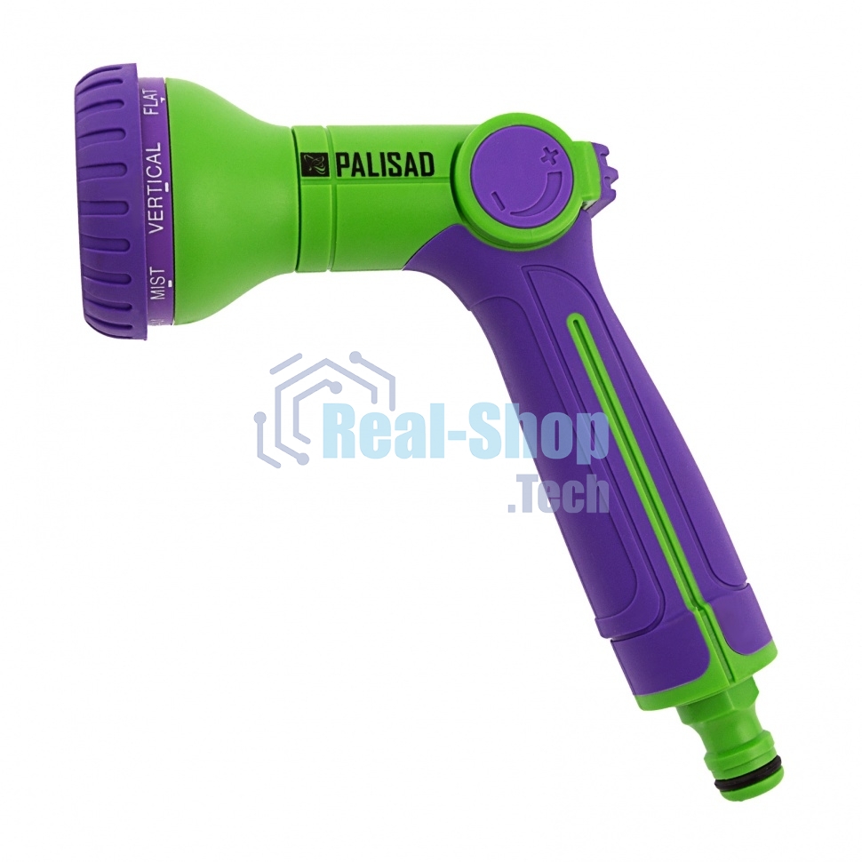 Пистолет-распылитель Palisad 8 режимов, двухкомпонентная рукоятка