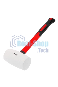 Киянка резиновая Matrix, 910 г, белая резина, фибергласовая рукоятка