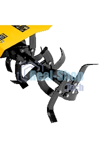 Мотоблок Denzel DPT-270SB, 7 л.с., ремен.сцеп, фрез 3х4, ШОМ, без колес, передачи 2В/1Н