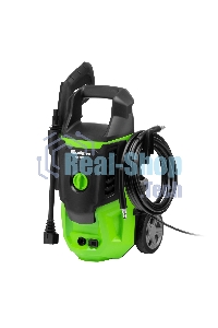 Моечная машина высокого давления Сибртех АМ-1800, 1800 Вт, 140 бар, 350 л/ч, колесная