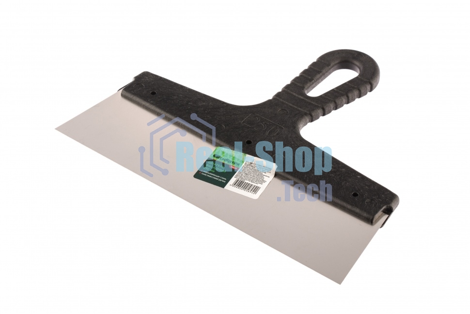 Шпатель фасадный Сибртех из нержавеющей стали, 250 мм, пластмассовая ручка