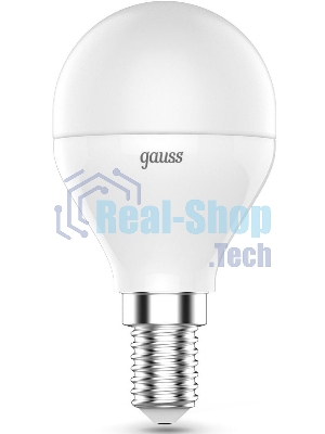 Лампа светодиодная Шар Gauss 6W E14 RGbW+димирование LED